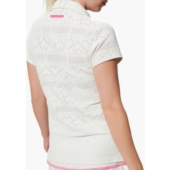 EleVen By Venus Williams Preppy Feminine Devotion Polo Tennis Shirt Whit… - Picture 9 of 9